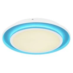 Globo MURPHY Deckenleuchte LED Weiß, 1-flammig, Fernbedienung, Farbwechsler -LED Leuchten Verkäufe 2022 globo murphy deckenleuchte 48130d 12