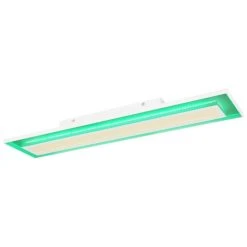 Globo MURPHY Deckenleuchte LED Weiß, 1-flammig, Fernbedienung, Farbwechsler -LED Leuchten Verkäufe 2022 globo murphy deckenleuchte 48131d2 12