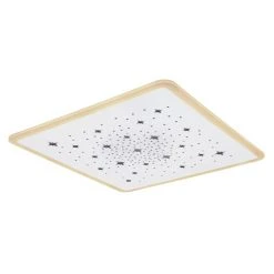 Globo MURPHY Deckenpanel LED Weiß, 1-flammig, Fernbedienung, Farbwechsler