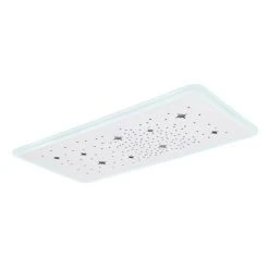 Globo MURPHY Deckenpanel LED Weiß, 1-flammig, Fernbedienung, Farbwechsler -LED Leuchten Verkäufe 2022 globo murphy deckenpanel 48121d3 6