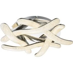 Globo NABRO Deckenleuchte LED Chrom, 1-flammig