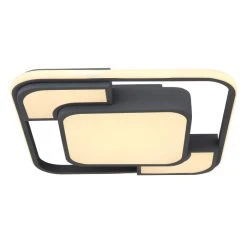 Globo NIRRA Deckenleuchte LED Schwarz, 1-flammig -LED Leuchten Verkäufe 2022 globo nirra deckenleuchte 67259 30 3