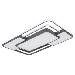 Globo NIRRA Deckenleuchte LED Schwarz, 1-flammig, Fernbedienung -LED Leuchten Verkäufe 2022 globo nirra deckenleuchte 67259 60 2