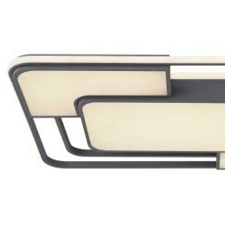 Globo NIRRA Deckenleuchte LED Schwarz, 1-flammig, Fernbedienung -LED Leuchten Verkäufe 2022 globo nirra deckenleuchte 67259 60 4