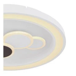 Globo NOLO Deckenleuchte LED Weiß, 1-flammig, Fernbedienung, Farbwechsler -LED Leuchten Verkäufe 2022 globo nolo deckenleuchte 48405 50sh 2