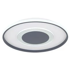 Globo NORA Deckenpanel LED Anthrazit, 1-flammig, Fernbedienung -LED Leuchten Verkäufe 2022 globo nora deckenpanel 48446 40 6