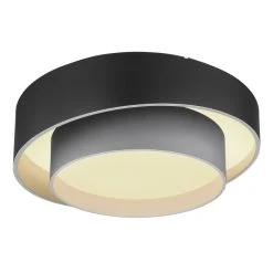 Globo NORBERT Deckenleuchte LED Schwarz, 1-flammig, Fernbedienung