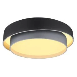 Globo NORBERT Deckenleuchte LED Schwarz, 1-flammig, Fernbedienung -LED Leuchten Verkäufe 2022 globo norbert deckenleuchte 41761 58 3