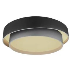 Globo NORBERT Deckenleuchte LED Schwarz, 1-flammig, Fernbedienung -LED Leuchten Verkäufe 2022 globo norbert deckenleuchte 41761 58 5