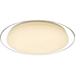 Globo Optima Deckenleuchte LED Weiß, 1-flammig, Fernbedienung