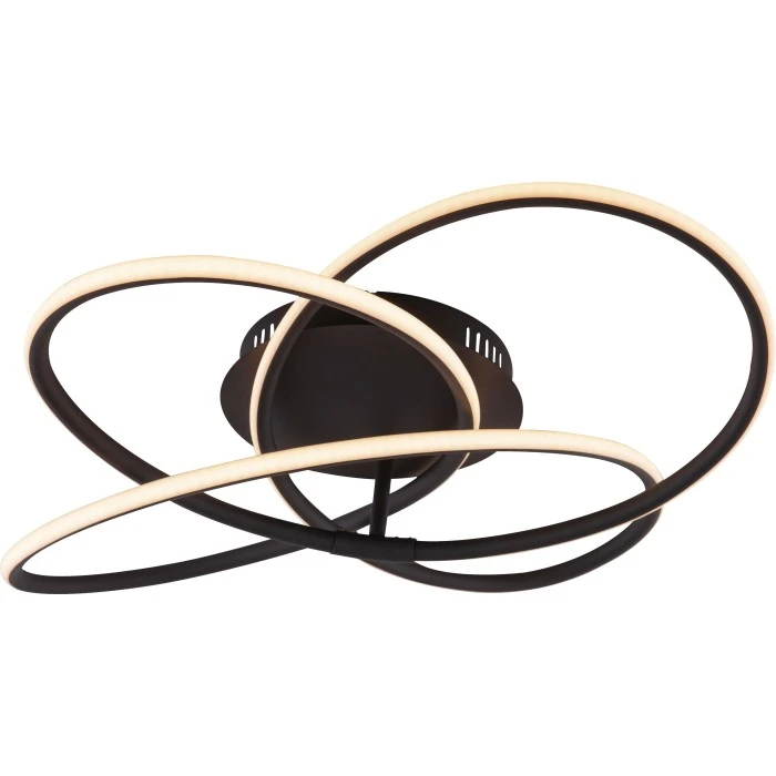 Globo PANDA Deckenleuchte LED Schwarz, 1-flammig 1 Globo PANDA Deckenleuchte LED Schwarz, 1-flammig