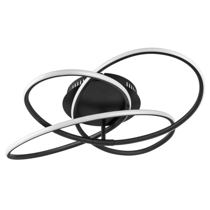 Globo PANDA Deckenleuchte LED Schwarz, 1-flammig 3 Globo PANDA Deckenleuchte LED Schwarz, 1-flammig – Bild 3