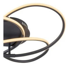 Globo PANDA Deckenleuchte LED Schwarz, 1-flammig 9 Globo PANDA Deckenleuchte LED Schwarz, 1-flammig -LED Leuchten Verkäufe 2022 globo panda deckenleuchte 67201s 30 4