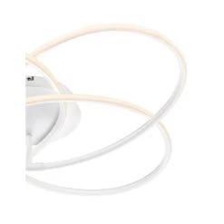 Globo PANDA Deckenleuchte LED Wei&szlig;, 1-flammig, Fernbedienung -LED Leuchten Verkäufe 2022 globo panda deckenleuchte 67201w 60 3