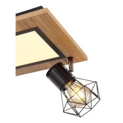 Globo PRISKA Deckenleuchte Schwarz, Weiß, Holzoptik, 3-flammig 11 Globo PRISKA Deckenleuchte Schwarz, Weiß, Holzoptik, 3-flammig -LED Leuchten Verkäufe 2022 globo priska deckenleuchte 54017d2 4