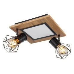 Globo PRISKA Deckenleuchte Schwarz, Weiß, Holzoptik, 3-flammig 12 Globo PRISKA Deckenleuchte Schwarz, Weiß, Holzoptik, 3-flammig -LED Leuchten Verkäufe 2022 globo priska deckenleuchte 54017d2 5