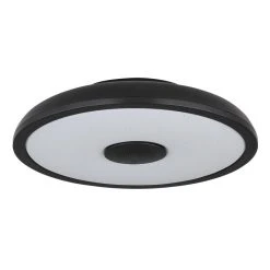 Globo RAFFY Deckenleuchte LED Schwarz, Weiß, 1-flammig, Fernbedienung, Farbwechsler -LED Leuchten Verkäufe 2022 globo raffy deckenleuchte 41366b 8