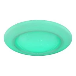 Globo RAVA Deckenleuchte LED Weiß, 1-flammig, Fernbedienung, Farbwechsler -LED Leuchten Verkäufe 2022 globo rava deckenleuchte 48417 36 7