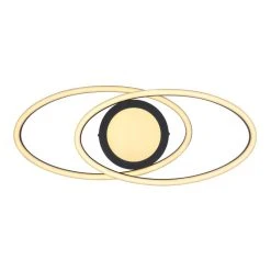 Globo REGGY Deckenleuchte LED Schwarz, 1-flammig -LED Leuchten Verkäufe 2022 globo reggy deckenleuchte 67239 24b 3