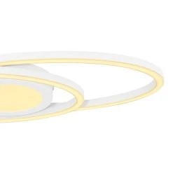 Globo REGGY Deckenleuchte LED Wei&szlig;, 1-flammig -LED Leuchten Verkäufe 2022 globo reggy deckenleuchte 67239 24w 4