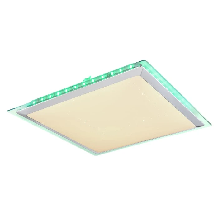 Globo RENA Deckenleuchte LED Nickel-Matt, Weiß, 1-flammig, Fernbedienung, Farbwechsler 9 Globo RENA Deckenleuchte LED Nickel-Matt, Weiß, 1-flammig, Fernbedienung, Farbwechsler – Bild 9