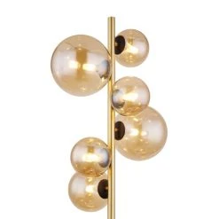 Globo RIHA Stehleuchte LED Messing, Schwarz, 6-flammig 6 Globo RIHA Stehleuchte LED Messing, Schwarz, 6-flammig -LED Leuchten Verkäufe 2022 globo riha stehleuchte 56135 6s 2