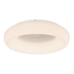 Globo RILLA Deckenleuchte LED Weiß, 1-flammig, Fernbedienung