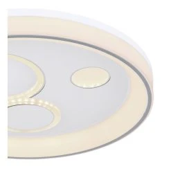 Globo ROBA Deckenleuchte LED Weiß, 1-flammig, Fernbedienung 11 Globo ROBA Deckenleuchte LED Weiß, 1-flammig, Fernbedienung -LED Leuchten Verkäufe 2022 globo roba deckenleuchte 48423 36 3