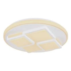 Globo RODERICK Deckenleuchte LED Weiß, 1-flammig, Fernbedienung