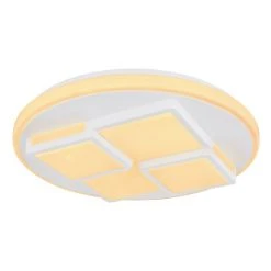 Globo RODERICK Deckenleuchte LED Weiß, 1-flammig, Fernbedienung -LED Leuchten Verkäufe 2022 globo roderick deckenleuchte 48440 36 5