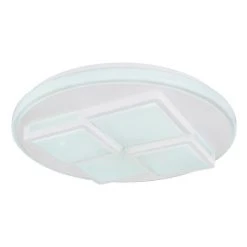 Globo RODERICK Deckenleuchte LED Weiß, 1-flammig, Fernbedienung -LED Leuchten Verkäufe 2022 globo roderick deckenleuchte 48440 36 6