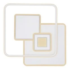 Globo RODERICK Deckenleuchte LED Wei&szlig;, 1-flammig, Fernbedienung -LED Leuchten Verkäufe 2022 globo roderick deckenleuchte 48441 50 3