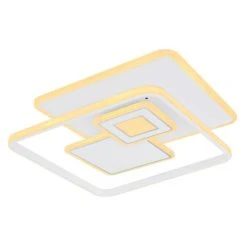 Globo RODERICK Deckenleuchte LED Wei&szlig;, 1-flammig, Fernbedienung -LED Leuchten Verkäufe 2022 globo roderick deckenleuchte 48441 50 5