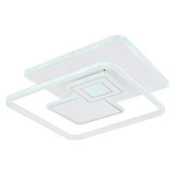 Globo RODERICK Deckenleuchte LED Wei&szlig;, 1-flammig, Fernbedienung -LED Leuchten Verkäufe 2022 globo roderick deckenleuchte 48441 50 6