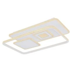 Globo RODERICK Deckenleuchte LED Weiß, 1-flammig, Fernbedienung