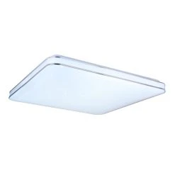 Globo RON Deckenleuchte LED Weiß, 1-flammig, Fernbedienung 14 Globo RON Deckenleuchte LED Weiß, 1-flammig, Fernbedienung -LED Leuchten Verkäufe 2022 globo ron deckenleuchte 48406 48 6