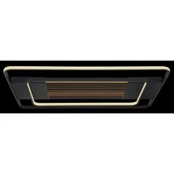 Globo RONDA Deckenpanel LED Schwarz, 1-flammig, Fernbedienung -LED Leuchten Verkäufe 2022 globo ronda deckenpanel 48021 75 11