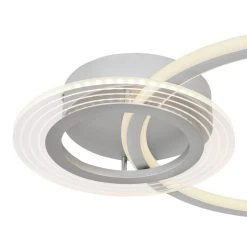 Globo RONDA Deckenpanel LED Schwarz, 1-flammig, Fernbedienung -LED Leuchten Verkäufe 2022 globo ronda deckenpanel 48023 50 4