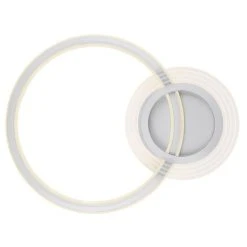 Globo RONDA Deckenpanel LED Schwarz, 1-flammig, Fernbedienung -LED Leuchten Verkäufe 2022 globo ronda deckenpanel 48023 50 6