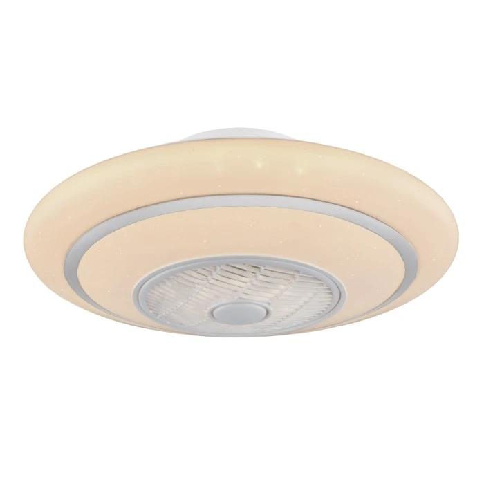 Globo ROSARIO Deckenventilator LED Weiß, 1-flammig, Fernbedienung, Farbwechsler 1 Globo ROSARIO Deckenventilator LED Weiß, 1-flammig, Fernbedienung, Farbwechsler