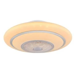 Globo ROSARIO Deckenventilator LED Weiß, 1-flammig, Fernbedienung, Farbwechsler 11 Globo ROSARIO Deckenventilator LED Weiß, 1-flammig, Fernbedienung, Farbwechsler -LED Leuchten Verkäufe 2022 globo rosario deckenventilator 03618 4