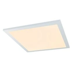 Globo ROSI Deckenpanel LED Weiß, 1-flammig, Fernbedienung, Farbwechsler -LED Leuchten Verkäufe 2022 globo rosi deckenpanel 41604d2rgbsh 5