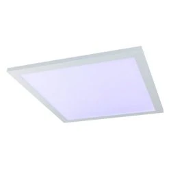 Globo ROSI Deckenpanel LED Weiß, 1-flammig, Fernbedienung, Farbwechsler -LED Leuchten Verkäufe 2022 globo rosi deckenpanel 41604d2rgbsh 9