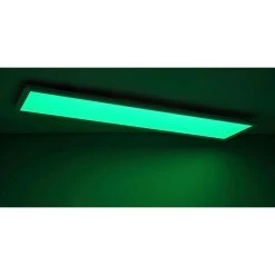 Globo ROSI LED Panel Weiß, 1-flammig, Fernbedienung, Farbwechsler -LED Leuchten Verkäufe 2022 globo rosi led panel 41604d5rgbsh 15