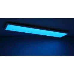 Globo ROSI LED Panel Weiß, 1-flammig, Fernbedienung, Farbwechsler -LED Leuchten Verkäufe 2022 globo rosi led panel 41604d5rgbsh 16