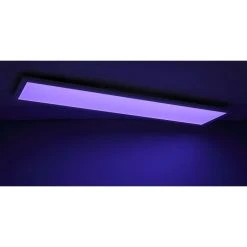 Globo ROSI LED Panel Weiß, 1-flammig, Fernbedienung, Farbwechsler -LED Leuchten Verkäufe 2022 globo rosi led panel 41604d5rgbsh 17