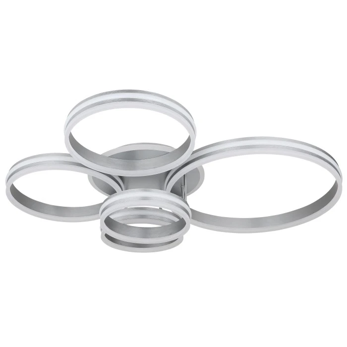 Globo RUBIO Deckenleuchte LED Grau, 1-flammig, Fernbedienung 2 Globo RUBIO Deckenleuchte LED Grau, 1-flammig, Fernbedienung – Bild 2