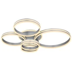 Globo RUBIO Deckenleuchte LED Grau, 1-flammig, Fernbedienung 12 Globo RUBIO Deckenleuchte LED Grau, 1-flammig, Fernbedienung -LED Leuchten Verkäufe 2022 globo rubio deckenleuchte 67260 120 4