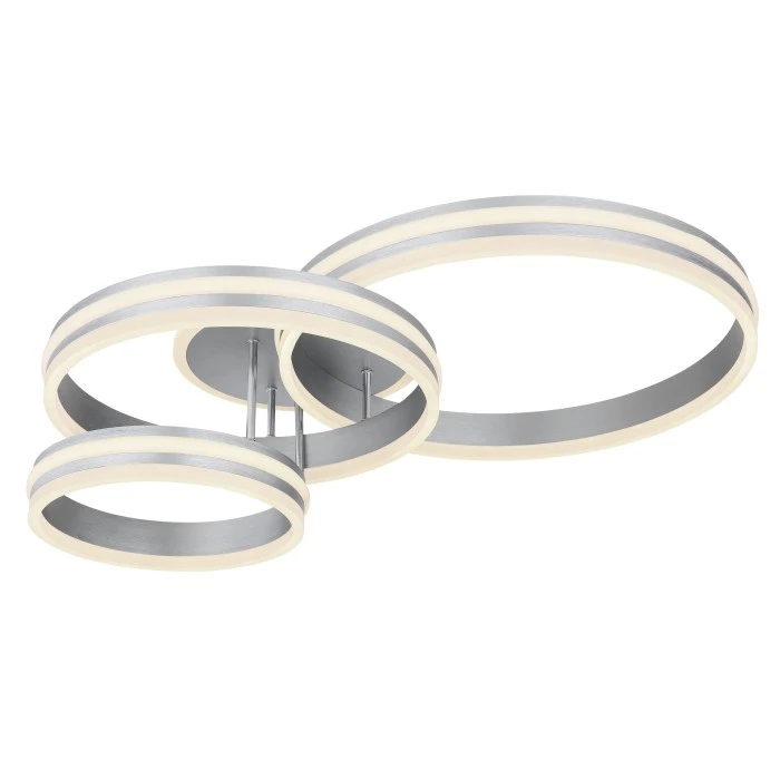 Globo RUBIO Deckenleuchte LED Grau, 1-flammig, Fernbedienung 1 Globo RUBIO Deckenleuchte LED Grau, 1-flammig, Fernbedienung