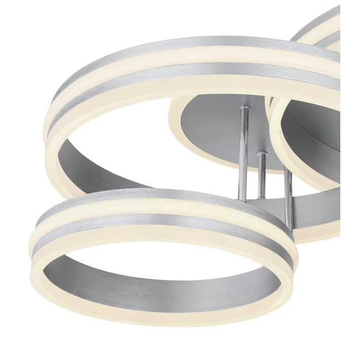 Globo RUBIO Deckenleuchte LED Grau, 1-flammig, Fernbedienung 4 Globo RUBIO Deckenleuchte LED Grau, 1-flammig, Fernbedienung – Bild 4